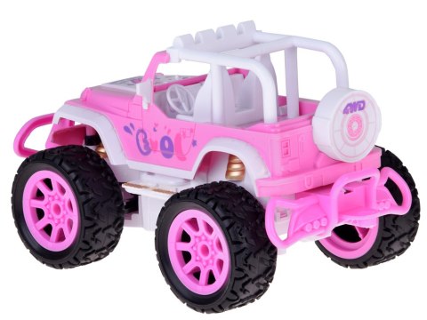 JOKOMISIADA Autko dla lalki Różowy Samochód Terenowy z pilotem dla dziewczynek ZA5909