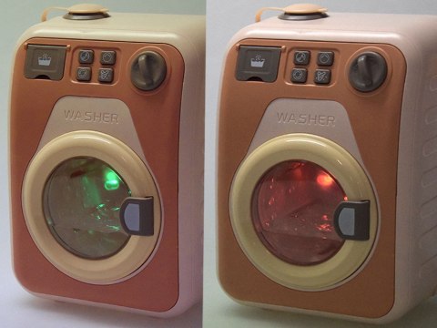 JOKOMISIADA Automatyczna Pralka Suszarka 2w1 dla Dzieci Obrotowy Bęben akcesoria ZA5870