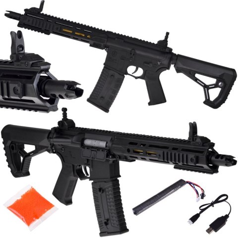 JOKOMISIADA Automatyczny Karabin maszynowy Zabawka F4 Strzela Kulkami Żelowymi ZA5893