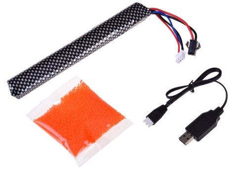 JOKOMISIADA Automatyczny Karabin maszynowy Zabawka F4 Strzela Kulkami Żelowymi ZA5893