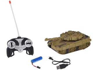 JOKOMISIADA Czołg RC na Pilota Obracana Wieżyczka Światła Realistyczne dźwięki RC0728