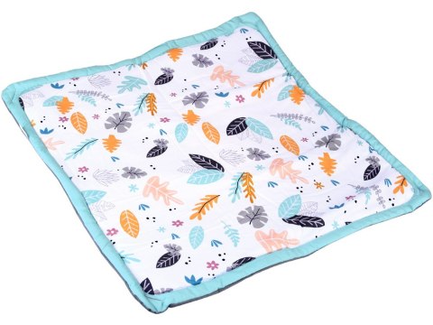 JOKOMISIADA Duża Edukacyjna Mata dla niemowląt + miękka Podusia wałek + zabawki ZA5824