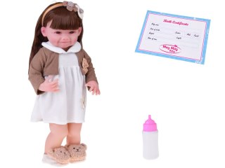 JOKOMISIADA Duża Lalka dziewczynka 55 cm - figlarny uśmiech + funkcje dźwiękowe ZA5830