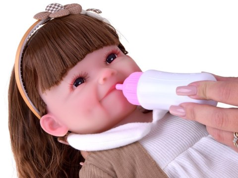 JOKOMISIADA Duża Lalka dziewczynka 55 cm - figlarny uśmiech + funkcje dźwiękowe ZA5830