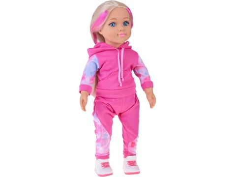 JOKOMISIADA Duża sportowa lalka 48cm w dresie + wbudowana melodia i miękki tułów ZA5844