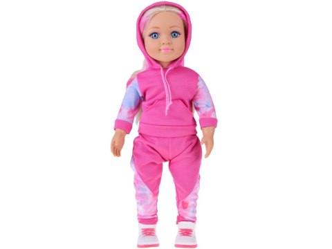 JOKOMISIADA Duża sportowa lalka 48cm w dresie + wbudowana melodia i miękki tułów ZA5844