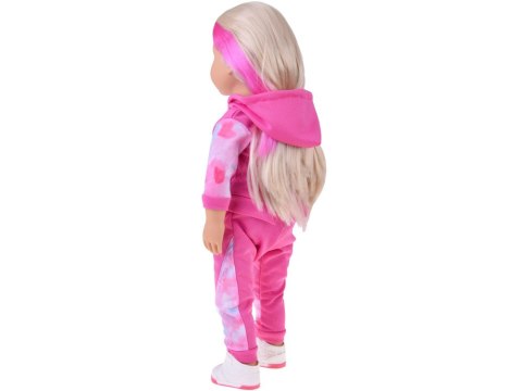 JOKOMISIADA Duża sportowa lalka 48cm w dresie + wbudowana melodia i miękki tułów ZA5844