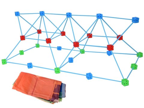 JOKOMISIADA Duży Zestaw SŁOMKI KONSTRUKCYJNE kreatywne klocki do budowania 89el ZA5907