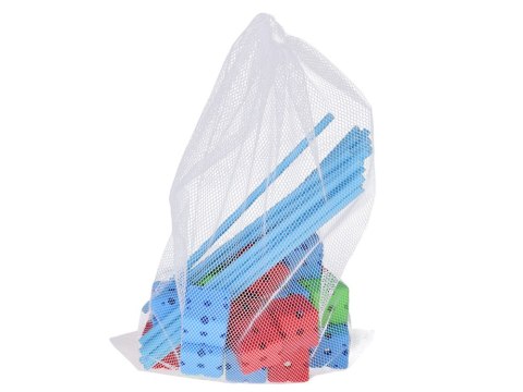 JOKOMISIADA Duży Zestaw SŁOMKI KONSTRUKCYJNE kreatywne klocki do budowania 89el ZA5907