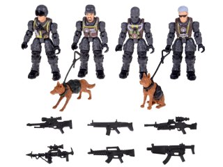 JOKOMISIADA Duży zestaw figurek żołnierze karabiny 12 elementów żołnierzyki ZA5887