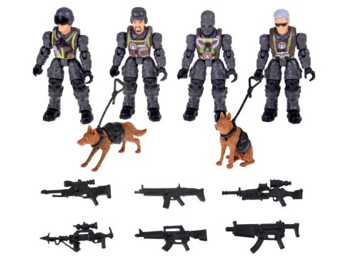 JOKOMISIADA Duży zestaw figurek żołnierze karabiny 12 elementów żołnierzyki ZA5887