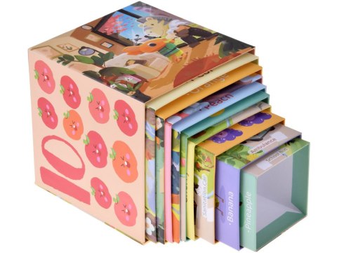 JOKOMISIADA Edukacyjne puzzle sześcienne dla dzieci - kreatywna układanka 10szt. ZA5868