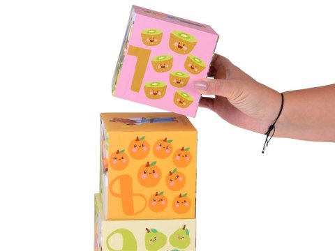 JOKOMISIADA Edukacyjne puzzle sześcienne dla dzieci - kreatywna układanka 10szt. ZA5868