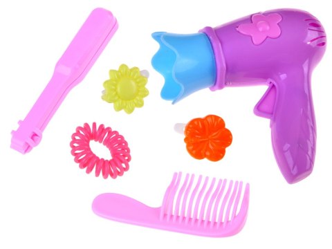 JOKOMISIADA Głowa do czesania 20 cm LALKA BLONDYNKA z akcesoriami fryzjerskimi ZA5837