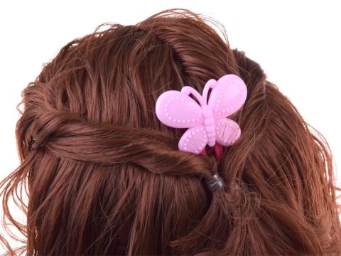 JOKOMISIADA Głowa do czesania 20 cm LALKA SZATYNKA z akcesoriami fryzjerskimi ZA5838