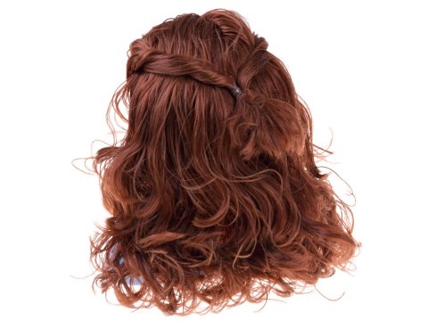 JOKOMISIADA Głowa do czesania 20 cm LALKA SZATYNKA z akcesoriami fryzjerskimi ZA5838