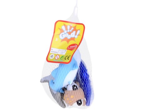 JOKOMISIADA Gumowe zwierzątka do kąpieli x4 Żółw Rekin Wieloryb Płaszczka ZA5858