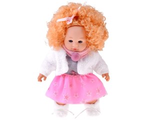 JOKOMISIADA Interaktywna lalka ALICJA 32cm z burzą blond włosów - mówi i gaworzy ZA5841
