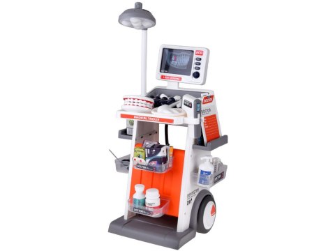 JOKOMISIADA Interaktywny WÓZEK LEKARSKI Zestaw do zabawy w lekarza i dentystę ZA5874