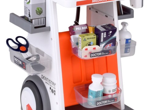 JOKOMISIADA Interaktywny WÓZEK LEKARSKI Zestaw do zabawy w lekarza i dentystę ZA5874