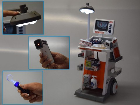 JOKOMISIADA Interaktywny WÓZEK LEKARSKI Zestaw do zabawy w lekarza i dentystę ZA5874