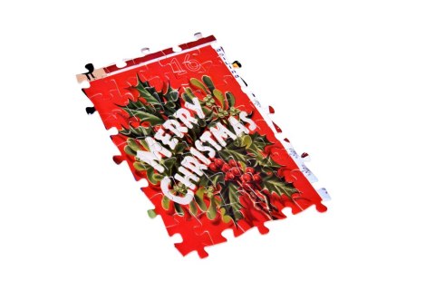 JOKOMISIADA Kalendarz adwentowy PUZZLE - 24 świąteczne układanki w stylu VINTAGE ZA5885