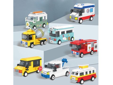 JOKOMISIADA Klocki konstrukcyjne CITY VEHICLE - modele z serii: pojazdy miejskie ZA5854