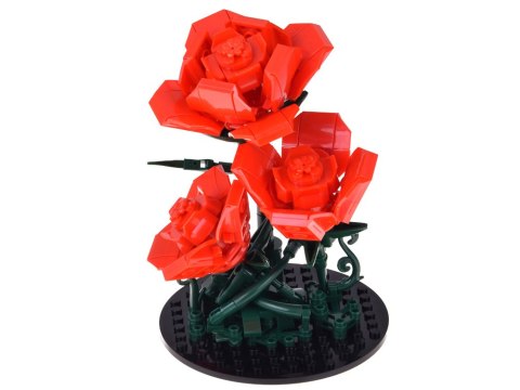 JOKOMISIADA Klocki konstrukcyjne Podświetlana RÓŻA pod kopułą - kwiaty 219-ele ZA5901