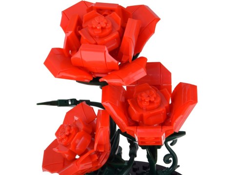 JOKOMISIADA Klocki konstrukcyjne Podświetlana RÓŻA pod kopułą - kwiaty 219-ele ZA5901