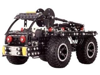 JOKOMISIADA Klocki konstrukcyjne metalowa CIĘŻARÓWKA terenowa + narzędzia 475ele ZA5899