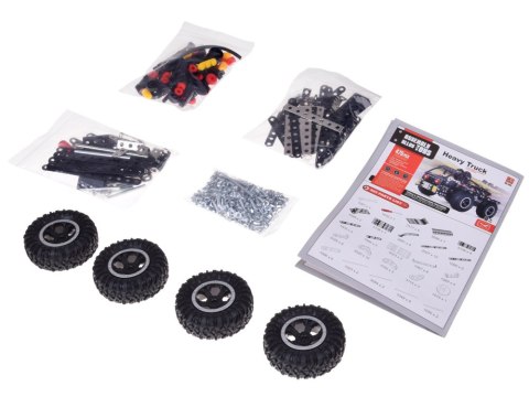 JOKOMISIADA Klocki konstrukcyjne metalowa CIĘŻARÓWKA terenowa + narzędzia 475ele ZA5899