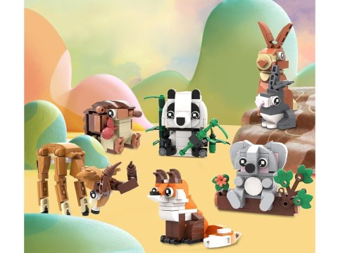 JOKOMISIADA Klocki techniczne Seria: Dzikie zwierzęta lądowe - ponad 100-ele ZA5852