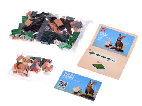 JOKOMISIADA Klocki techniczne Seria: Dzikie zwierzęta lądowe - ponad 100-ele ZA5852