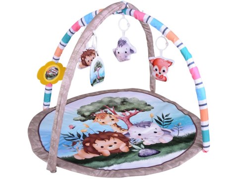 JOKOMISIADA Kolorowa Mata Edukacyjna ze Zwierzątkami Miękka i Bezpieczna ZA5825