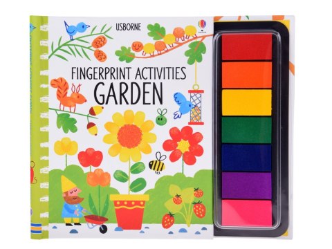 JOKOMISIADA Kreatywna książeczka do malowania palcami OGRÓD 64str 7 kolorów AP0049