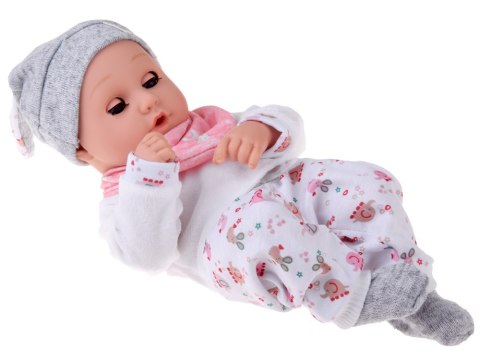 JOKOMISIADA Lalka BOBAS 32cm z ruchomymi oczkami + akcesoria do karmienia ZA5833