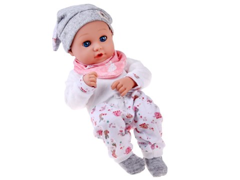 JOKOMISIADA Lalka BOBAS 32cm z ruchomymi oczkami + akcesoria do karmienia ZA5833