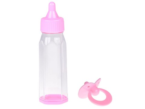 JOKOMISIADA Lalka Bobas z Łóżeczkiem w Różowym Ubranku Niemowlak ZA5855