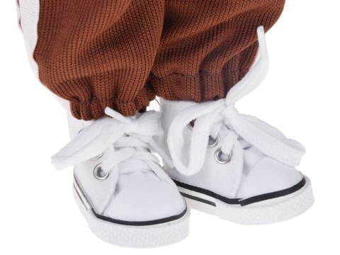 JOKOMISIADA Lovely Girl Lalka z krótkimi czarnymi włosami w sportowym stroju 33cm ZA5849