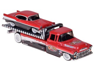 JOKOMISIADA Maisto Licencjonowane Auta Metalowe Chevrolet Flatbed 1957 i Bel Air ZA5864