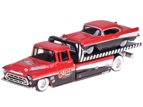 JOKOMISIADA Maisto Licencjonowane Auta Metalowe Chevrolet Flatbed 1957 i Bel Air ZA5864