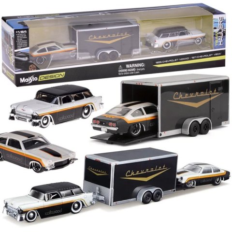 JOKOMISIADA Maisto Licencjonowane auta metalowe Chevrolet Nomad 1955 i Vega 1971 ZA5863