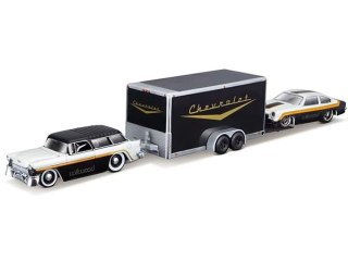 JOKOMISIADA Maisto Licencjonowane auta metalowe Chevrolet Nomad 1955 i Vega 1971 ZA5863