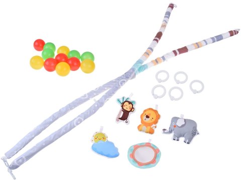 JOKOMISIADA Mata Edukacyjna kolorowy Kojec Plac zabaw kolorowe Piłki Zabawki ZA5823