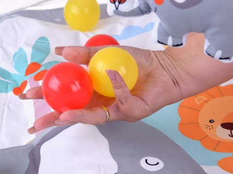 JOKOMISIADA Mata Edukacyjna kolorowy Kojec Plac zabaw kolorowe Piłki Zabawki ZA5823