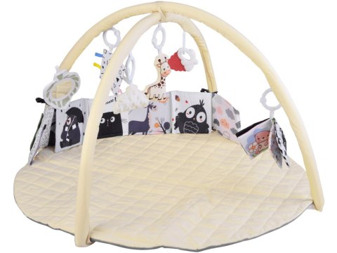 JOKOMISIADA Mata Edukacyjna z Pałąkiem + Zabawki Gryzak Książeczka Kontrastowa ZA5827