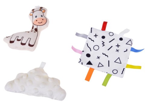 JOKOMISIADA Mata Edukacyjna z Pałąkiem + Zabawki Gryzak Książeczka Kontrastowa ZA5827