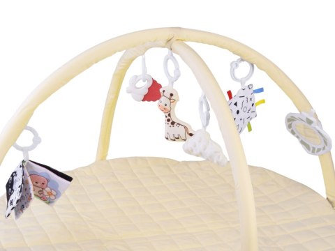 JOKOMISIADA Mata Edukacyjna z Pałąkiem + Zabawki Gryzak Książeczka Kontrastowa ZA5827