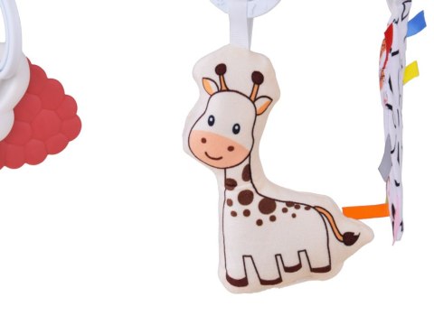 JOKOMISIADA Mata Edukacyjna z Pałąkiem + Zabawki Gryzak Książeczka Kontrastowa ZA5827