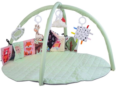 JOKOMISIADA Mata Edukacyjna z Pałąkiem + Zabawki Gryzak Książeczka Kontrastowa ZA5828